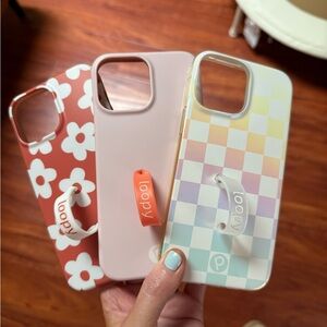 Loopy Case Trio - Daisy Red, Soft Pink, Pastel Checkered for iPhone 13 Pro Max